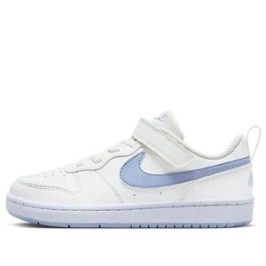 🎮🎀 Nike Unisex Court Borough Low Recraft 'Summit White Cobalt Bliss